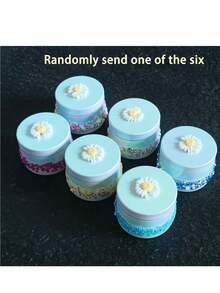 1pc 50mm White Gradient Zinc Alloy Grinder, 4-Layer Daisy Herb Grinder, Smoking Accessories, Portable Hand Rolling Tool, Random Style