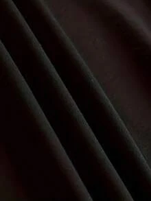 Tops de Verano para Mujeres: Camiseta Casual Suelta con Estampado de Letras Negras, ¡Cómoda y Elegante! - Negro - Ver 3