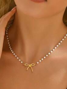 2pcs Seashell Necklace Set For Women 14K Gold Plated Adjustable Layered Starfish Seashell Faux Pearl Pendant Charm Necklace,Stacking Jewelry For Summer Beach Holiday,Summer Jewelry ,Everyday Wear,Birthday Gift,Friendship Gift