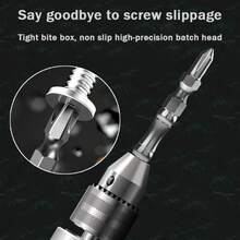 Uma Broca de Alta Qualidade com Alta Dureza e Alto Torque Diretamente da Fábrica, com Torque de Até 35 Nm e 5 Tamanhos para Escolher, Adequada para Manutenção de Móveis e Eletrodomésticos, Reparo de Equipamentos Elétricos e Maquinário de Construção