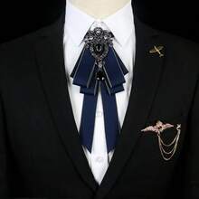 1pc-Elegant Bow Tie, Suitable For Both Men And Women - Elastic Design, Easy To Wear, Perfect For Weddings, Parties And Daily Wear. Bow Style, Wedding Accessories/Fashionable Bow/Fabric Tie