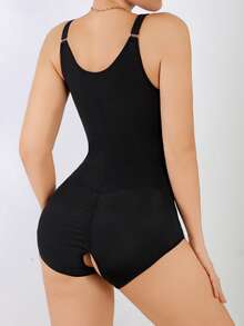 Fajas colombianas de alta compresión para mujer, control de abdomen, moldeadoras de cuerpo completo. - Negro - Ver 7