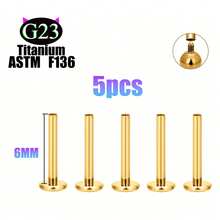 "5-Piece Punk Nose Ring Set – 14K Gold Plated Unisex Nose Piercing Jewelry For Women & Men" 20G 18G 16G Earrings, Lip Rings, And Body Piercing Jewelry Accessories