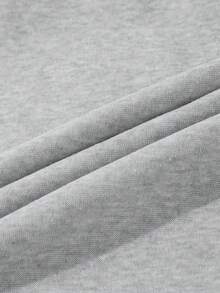 Envío Local - Sudadera de Moda para Mujeres, Diseño de Impresión de Postre Cinnabon, Sudadera Cómoda Fácil de Combinar, Tejido Mezclado Transpirable, Adecuada para las Estaciones de Primavera y Verano, Perfecta para Fiestas, Viajes Diarios y Regalos, Mostrando Tu Encanto de Moda, ¡Artículo Esencial! - Gris Claro - Ver 4