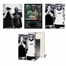 1/3 tấm áp phích nghệ thuật treo tường có khung tùy chọn ca sĩ S-Suicideboy, áp phích album nhạc rap hip hop cổ điển, ngôi sao nhạc, tranh vải canvas, nghệ thuật treo tường cho phòng khách, trang trí quán bar tại nhà - Nhiều màu - Xem 72