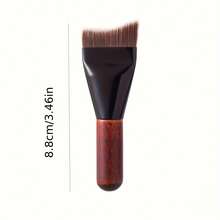 Mini Portable One-Word Brush, Fish Tail Crescent, Foundation Brush, Flat Head Arc, No Powder, Mask Brush, Light And No Brush Marks.