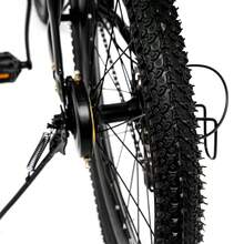 20 Inch Bike Mountain Bike, High Carbon Steel Bicycle, 7-Speed City Bike For Riding On Roads, Mountains (Please Confirm The Size Before Buying) - Black, Green - View 8