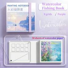 Painting Set, Kabear Sketchbook, Wonderful Painting, Tear-Off Painting Book, Watercolor Paint Book, Diary Book, Marker Pen Dedicated Painting Book, Suitable For Holidays, Travel, Outdoor Activities, Sketching