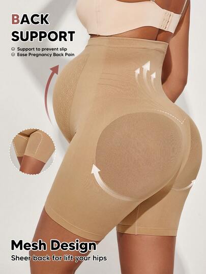 Pantalones cortos de maternidad, pantalones cortos con soporte para el vientre hasta la mitad del muslo, pantalones de yoga, pantalones cortos de activewear de maternidad, pantalones cortos de ciclismo, estilo básico