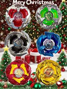 New X-Series Spinning Top, Upgraded Version, Boxed Set Vs Regular Version, Single Spinning Top + Launcher Combo, Battling Capability, Surprise Gift, Stronger Spin Power, Christmas Gift, Halloween Gift, Weekend Gift - Multicolor - View 1