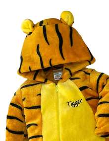 Mameluco para bebe con gorro bordado Disney - Naranja - Ver 3
