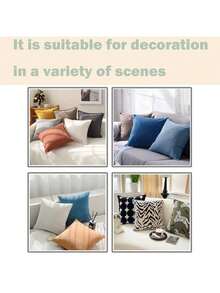 1 szt./2 szt. białego rdzenia poduszki, poduszka w różnych rozmiarach, wypełnienie z mikrofibry, czysto biała kwadratowa poduszka, prosta i stylowa, odpowiednia do dekoracji domu, salonu, sypialni, na Halloween, do dekoracji świątecznych.