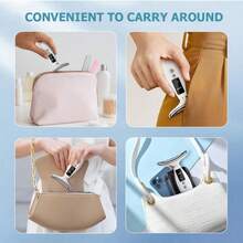 Neck And Face Massager, Portable Facial Massager With Seven-Color Display, Rechargeable And Vibration Function For Face, Neck And Decolletage Care - Fragrance-Free Women's Skincare Tool - Perfect Mother's Day Gift, 400mAh Neck Protector