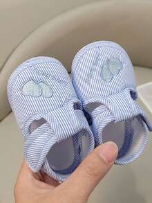 1 Par de Sapatos/Meias para Bebês Recém-Nascidos com Design Fofo de Animais em Desenho Animado, Sola Macia, Antiderrapante, Sapatos de Princesa Adequados para Uso Interno e Externo, Aprendizado de Caminhada, 0-12 Meses