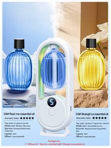 جهاز نشر العطور الكهربائي، متوفر ب- 6 روائح مختلفة. هذا الرابط يتضمن الخيار 1 (زجاجة عطر واحدة)، الخيار 2 (جهاز نشر العطور + زجاجة عطر واحدة)، والخيار 3 (جهاز نشر العطور + زجاجتي عطر). المنتج يُعرف أيضًا باسم جهاز نشر العطور التلقائي، أو آلة رش العطور الأبيضة المستطيلة، والتي يمكن وضعها في غرفة المعيشة أو النوم أو المكتب أو المكتبة.