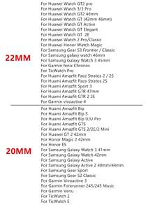 1 Stück Metallgitter Sportarmband für Herren und Damen, geeignet für Smartwatch Bänder 18mm 20mm 22mm, modisches Silber Milanaise Metallarmband kompatibel mit Samsung Amazfit Smartwatch, universell 18mm 20mm 22mm Edelstahl Uhrenarmband kompatibel mit Samsung Galaxy Watch 3 42mm 46mm, kompatibel mit Galaxy Active 2 40mm/44mm, kompatibel mit Watch Gt2