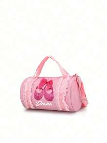 Bolsa de ballet con lentejuelas para niños, una mochila linda y una bolsa de viaje deportiva. Personaliza este bolso de hombro con tu nombre u oraciones festivas. Nombre propio, iniciales, números de la suerte, talla grande. Perfecto para viajes, salidas, baile, ejercicio, regalos a amigos, recuerdos, ocasiones de Navidad, Año Nuevo y regreso a clases.