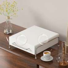 SIDIANBAN Coffee Pod Drawer Holder, 30 Capacity Capsule Pods Storage Organizer, Pull-Out Coffee Capsule Rack, Tea Organiser Drawer Tray, Metal Coffee Machine Accessories For Kitchen, Coffee Shop, Office - 白色 - 查看 5