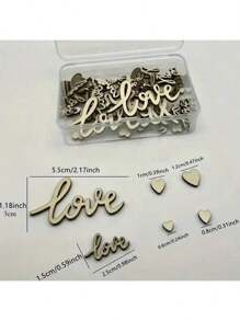 1 Pack Of 180pcs Colorful Wooden Confetti, Rainbow, Fish, Cross, Tree Branch, Dot Designs, Suitable For Baptism, Birth, Communion, Naming Ceremony, Confirmation Tabletop Confetti, Party Favors, Party Decorations