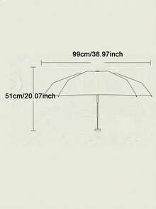 1 pièce Mini parapluie pliant, imperméable, protection UV, parapluie de voyage polyvalent, compact et portable