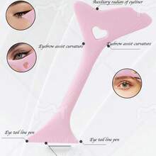 4pcs - New Silicone Eyeliner & Eyebrow Shaping Mold Makeup Tools, Reusable Multi-Function Eye Makeup Set For Women, Eyeliner, Eyebrow, Lip Liner, High Cost-Effective Makeup Tools, Cosmetics, Inexpensive, Room Decor, Vanity, Travel, Bedroom, Makeup Accessories, Cheap, Christmas Gift, Cosmetics, Makeup Tools, Bargain, Gift, Women's Gift, Christmas Gift