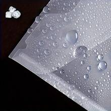 10pcs A4 Plastic File Bags, Thickened Transparent Snap Closure, Waterproof PP Material, Classic Style, Macaron Colors, Student Document Storage Pouches