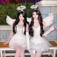 1pc Colorful Feather Angel Wings, Personalized Costume Prop For Adults, Suitable For Festivals, Performances, Cosplay,Halloween