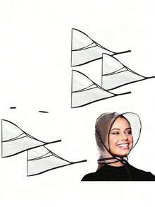 1 Pieces Rain Bonnet With Visor Clear Waterproof Rain Scarf Protect Hairstyle Plastic Rain Hats For Women
