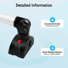 Marine Boat Kayak Canoe PVC Outrigger Arms Stabilizer System Fishing - Red - View 5