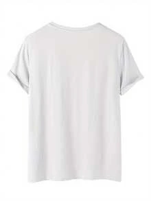 Women's Casual Short Sleeve T-Shirt - White Religious Spanish Scripture & Armor Motif Print, Stretchy Round Neck Spring Summer Top, Machine Washable Faith-Inspired Design, Spring Summer Apparel, Faithbased Clothing, Comfortable Fit Shirt, Medium Elasticity Fabric