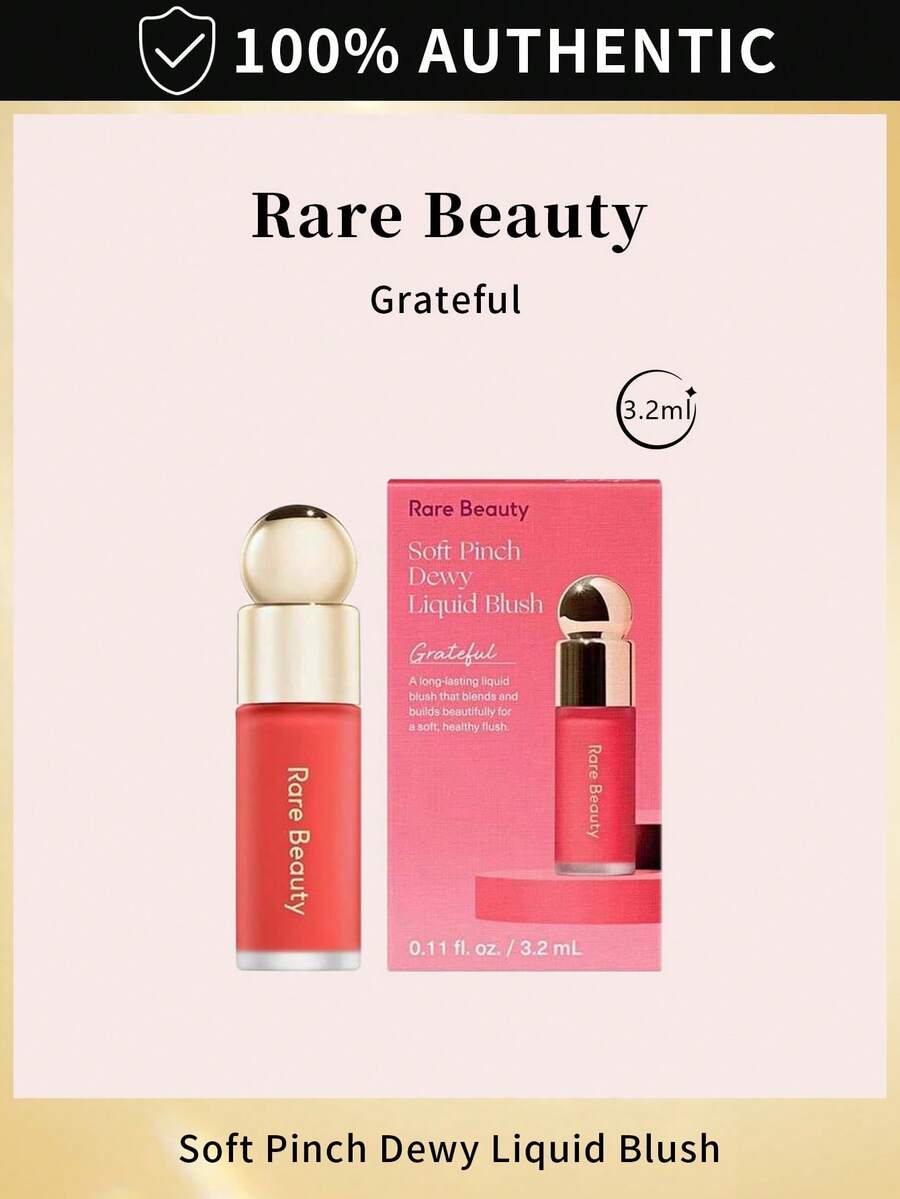 Rare Beauty Mini Soft Pinch Dewy Liquid Blush - Grateful-3.2ml - View 1