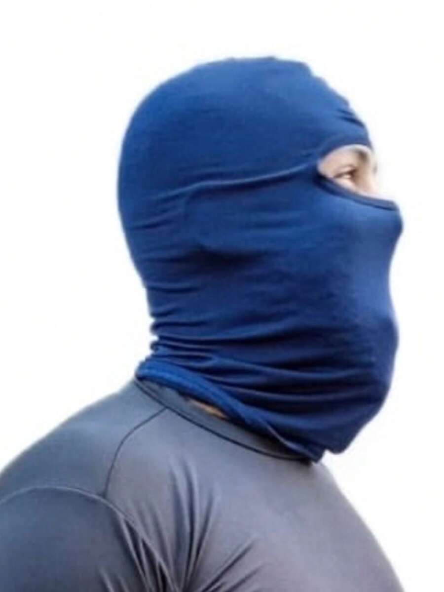 Kit With 2 Unisex Thermal Balaclava Caps Face And Head Protection Breathable Second Skin Mask For Sports, Motorcycling, Running, Cold And Wind - 藏蓝色 - 查看 1