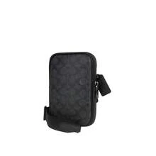 Coach 男士百搭單肩斜背包 CW364QBMI5 - 黑灰色CW364QBMI5 - 查看 2