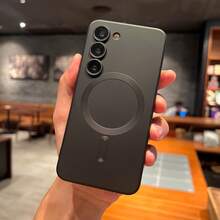 Funda magnética de TPU para Galaxy A16/A36/A26/A56/A15/A35/A55 5G, cubierta resistente al agua, a los golpes, a las caídas y a los arañazos - Negro - Ver 4