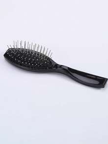 Steel Tooth Comb With Air Cushion Rubber Pad, Anti-Static Steel Tooth Comb For Wigs, Smooth And -Free