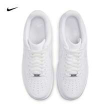 Nike Classic Simple Men's White Sneakers, Air Force 1 Low AF1 Pure White Air Force One Casual Sports Cushioned Low-Top Shoes, CW2288-111 - 白色 - 查看 3