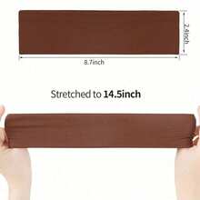 18/4件套防滑发带 - 女士时尚运动发带，柔软弹力面料，适合圣诞节，1/2/6/8/10/12件套女士防滑发带，多色可选，运动风，弹力透气，吸汗舒适，14/16/18/21件套适合运动、瑜伽和跑步，女士发饰，日常佩戴，嘉年华、狂欢节和母亲节礼物。 - 彩色 - 查看 11