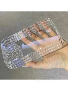 3pcs/Set Minimalist Transparent Phone Case Compatible With Iphone 16, 15, 14, 13, 12, 11 Pro Max, 14 Plus, 15 Plus, Fashion Protective Phone Case For Men And Women Waterproof Shockproof Anti-Fall Scratch Resistant