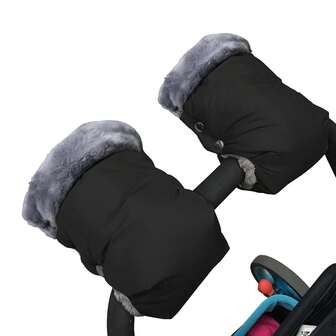 Baby Stroller Warm Gloves, Stroller Windproof Cover Gloves For Winter Outdoor, Waterproof And Frost-Resistant Handlebar Protective Cover For Stroller In Snow