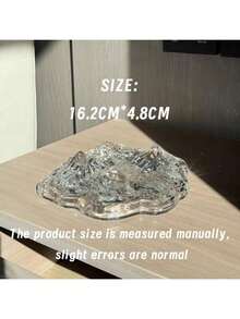 A Senior Glacier Ashtray Home Decoration, Light Luxury Creative Design Cigar Ashtray, Office Hotel Senior Decoration, Thick Texture Personalized Design, Home Living Room Bar Multi-Scene Application, Multi-Color Senior Imitation Glacier Effect Smoke Container, Jewelry Jewelry Decoration Storage, Crystal Glass Cigar Jar, Personalized Home Desktop Decoration Decoration