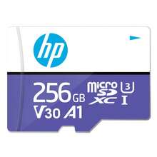 HP Class 10 U3 V30 MicroSDXC 存储卡，容量可选 64GB、128GB 和 256GB，闪存卡，高速 100MB/s，C10、U3、V30、A1 编码，支持 4K 超高清和全高清分辨率，UHS-I 编码，Micro SD 卡 - 紫色 - 查看 10