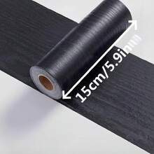 1 قطعة ملصق لحواف الدرج ذاتي اللصق 30 سم * 5 م، ملصق ديكور لحواف القاعدة بنمط الخشب، ورق حائط قابل للإزالة مضاد للانزلاق، بنمط حبيبات الخشب العتيق، بنهاية مطفأة، قابل للإزالة، مناسب للأثاث المنزلي والأبواب والأرضيات، متوافق مع الأسطح السيراميكية - ديكور منزلي سهل DIY للغرفة المعيشية والسلالم والمطبخ والجدران