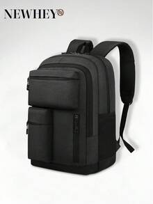 NEWHEY Laptop Backpack For Men, Waterproof Anti-Theft Backpack,Large Capacity Travel Backpack, 13.3 Inch Laptop Backpack With USB Port Laptop Backpack For Men Large Capacity Bag Travel Bags - Black - View 7