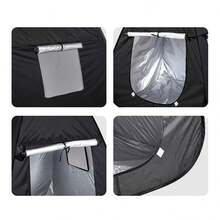 4-panelowy namiot sensoryczny z torbą do przechowywania, składany, przenośny, nierozmontowany namiot poprawiający koncentrację i relaks, rozkładany, zaciemniający namiot sensoryczny dla dzieci, spokojny kącik do zabawy i relaksu, wygodne sanktuarium dla osób z autyzmem, ADHD i łagodzących lęk, integracja sensoryczna, poprawa lęku i uwagi, czarny namiot sensoryczny dla dzieci autystycznych, namiot dla dzieci