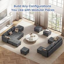 Modern 2 Seater Sofa With Storage, Sectional Sofa, Removable Couch Back Cushion Covers - Fabric Small Sofa For Living Room - 2-seater (dark Gray) - View 10