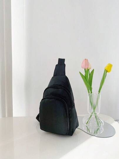 Nylon Mini Sport Chest Bag/Phone Pouch