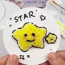 10-Pack 3D Art Canvas Paper, Fluffy Texture Drawing Board For DIY Crafts And Painting - White - View 6