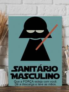 Funny Bathroom Decorative Sign/Frame Pop Art Fun Lavatory - Image 5 - View 2