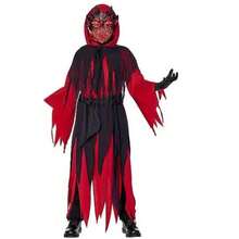 Costume da performance di Ognissanti, costume dell', costume da rosso, costume da cosplay dell', outfit per il ruolo dell'