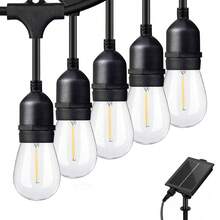 15M E27 LED Festoon String Lights Outdoor Dimmable Xmas Wedding Party Patio Lamp - trắng - Xem 2